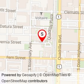 No Name Provided on Evernia Street, West Palm Beach Florida - location map