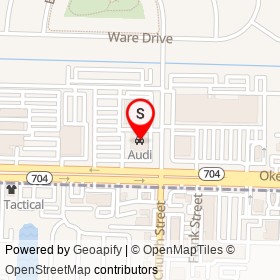 Audi on South Chillingworth Drive, West Palm Beach Florida - location map