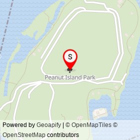 Peanut Island Park on , Riviera Beach Florida - location map