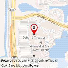 Cobb 16 Theatres on Lake Victoria Gardens Avenue,  Florida - location map