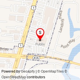 Publix on FL A1A,  Florida - location map