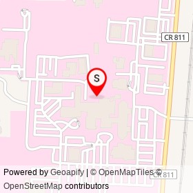 Saint Mary's Medical Center on 45th Street, West Palm Beach Florida - location map