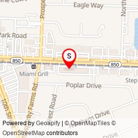 La Fogata on Northlake Boulevard, North Palm Beach Florida - location map