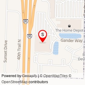 At Home on Gander Way, North Palm Beach Florida - location map