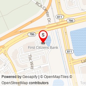 First Citizens Bank on Professional Center Drive, North Palm Beach Florida - location map