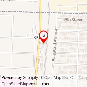 No Name Provided on Greenwood Avenue, West Palm Beach Florida - location map