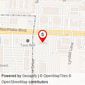 Schumacher Chevrolet on Northlake Boulevard, North Palm Beach Florida - location map