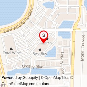 Michaels on Fairchid Extension, North Palm Beach Florida - location map