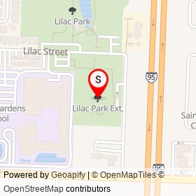 Lilac Park Ext. on , North Palm Beach Florida - location map