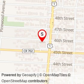 Walgreens on 46th Street, West Palm Beach Florida - location map