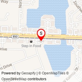 Sunoco on Northlake Boulevard, North Palm Beach Florida - location map