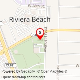No Name Provided on Avenue H West, Riviera Beach Florida - location map