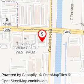 Wawa on Garden Road, Riviera Beach Florida - location map