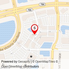 Moe's Southwest Grill on Legacy Avenue, North Palm Beach Florida - location map