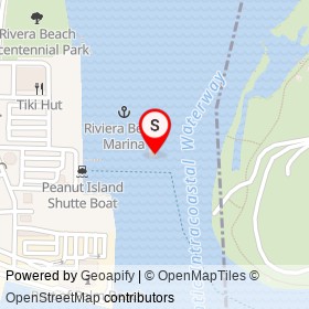 Riviera Beach Marina Village Office & Ship's Store on Avenue C, Riviera Beach Florida - location map