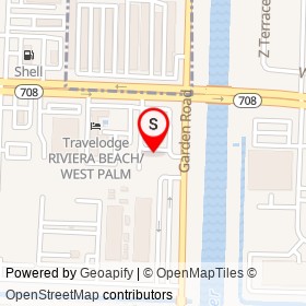 Tesla Supercharger on Garden Road, Riviera Beach Florida - location map