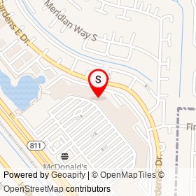 Swampgrass Willy's on Gardens East Drive, North Palm Beach Florida - location map