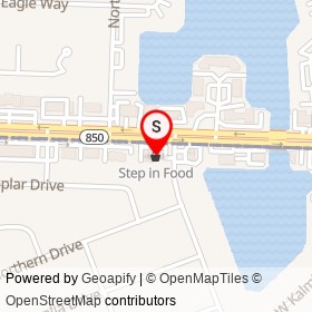 Step in Food on Northlake Boulevard, North Palm Beach Florida - location map