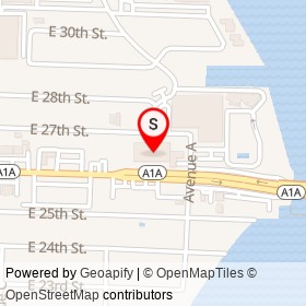 Publix on East Blue Heron Boulevard, Riviera Beach Florida - location map