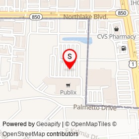 Northlake Promenade Shoppes on Palmetto Drive, Lake Park Florida - location map
