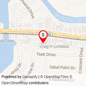 North Palm Mitsubishi on Northlake Boulevard, North Palm Beach Florida - location map