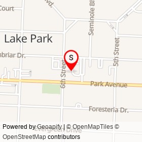 Lake Park Police Department on 6th Street, Lake Park Florida - location map