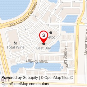 Best Buy on Legacy Avenue, North Palm Beach Florida - location map