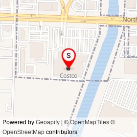 Costco on Northlake Boulevard, North Palm Beach Florida - location map