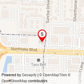 McDonald's on Northlake Boulevard, North Palm Beach Florida - location map