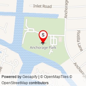Anchorage Park on , North Palm Beach Florida - location map