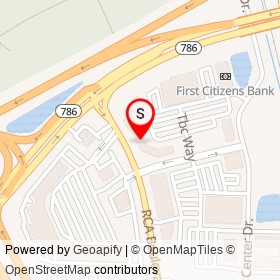 Residence Inn by Marriott Palm Beach Gardens on Professional Center Drive, North Palm Beach Florida - location map