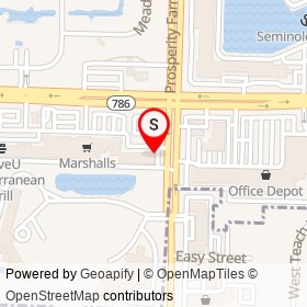 Dunkin' Donuts on Prosperity Farms Road, North Palm Beach Florida - location map