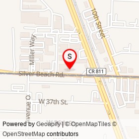 Rapid Auto Care on Silver Beach Road, Lake Park Florida - location map
