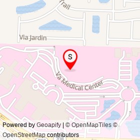 West Palm Beach Veterans Administration Medical Center on North Military Trail, Riviera Beach Florida - location map