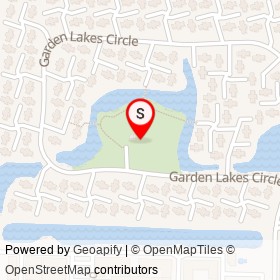 Garden Lakes Community Park on , North Palm Beach Florida - location map