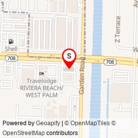 Wawa on West Blue Heron Boulevard, Riviera Beach Florida - location map