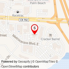 SpringHill Suites by Marriott West Palm Beach I-95 on Metrocentre Boulevard East, West Palm Beach Florida - location map
