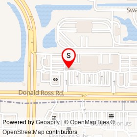 Starbucks on Donald Ross Road,  Florida - location map
