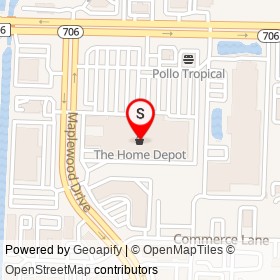 The Home Depot on Maplewood Drive,  Florida - location map