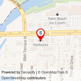 Starbucks on West Indiantown Road,  Florida - location map