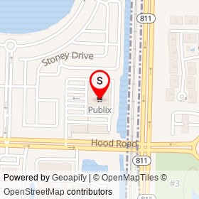 Publix on Hood Road,  Florida - location map