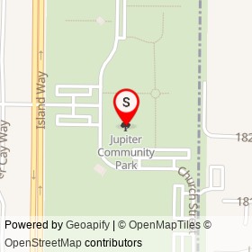 Jupiter Community Park on ,  Florida - location map