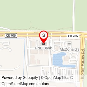 PNC Bank on Indiantown Road,  Florida - location map