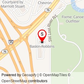 Baskin-Robbins on Southwest Lost River Road,  Florida - location map