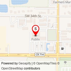 Publix on Southwest Martin Highway, Palm City Florida - location map