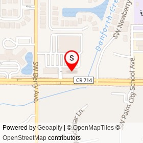 Annas Pizza on Southwest Martin Highway, Palm City Florida - location map
