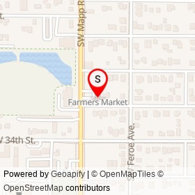 Cormans Cleaners on Southwest Mapp Road, Palm City Florida - location map