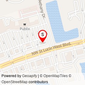 No Name Provided on Northwest Bethany Drive, Port St. Lucie Florida - location map