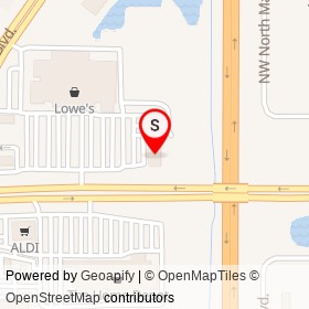 Golden Corral on Northwest St Lucie West Boulevard, Port St. Lucie Florida - location map
