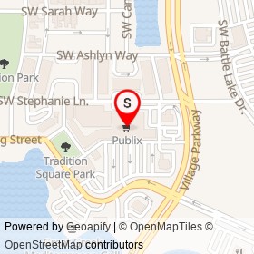 Publix on Southwest Stephanie Lane, Port St. Lucie Florida - location map